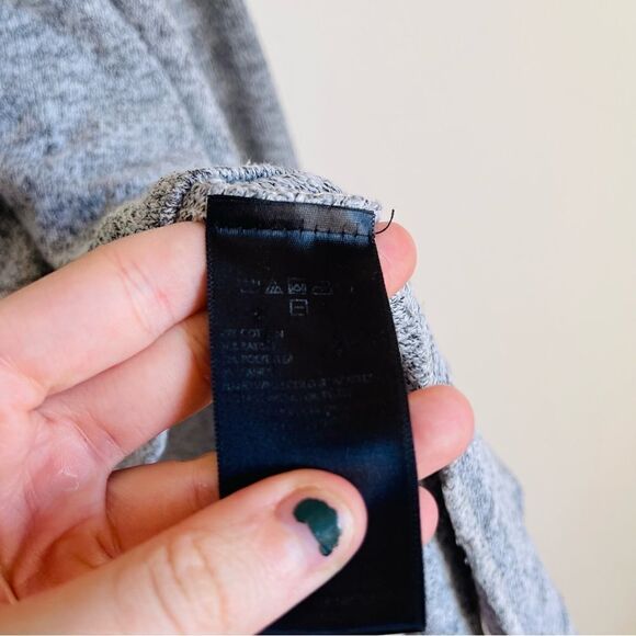 Sparkle & Fade UO Gray High Low Oversized Open Knit Cardigan - Picture 4 of 8